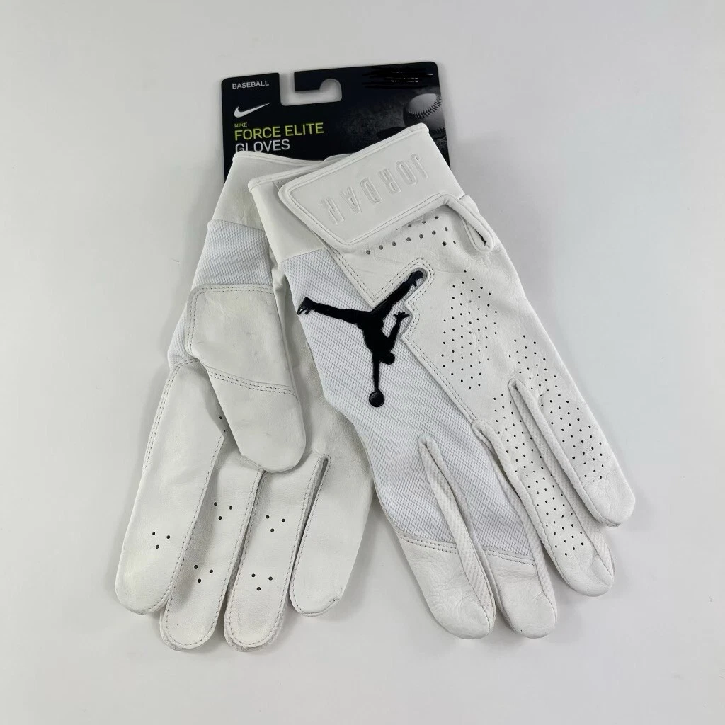 Nike Jordan Force Elite Batting Gloves Size 2XL Promo MOOKIE BETTS White  Black | eBay