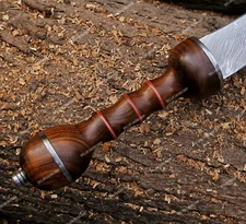 Fully Handmade Damascus Steel Gladiator / Gladius Sword with Wangi Wood Handle.