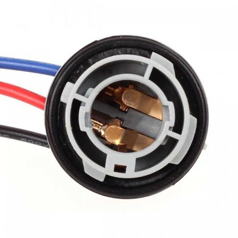 6x 1157 2357 Replacement Plug Sockets Extened Wiring Harness Tail Brake Light - Image 3 of 4