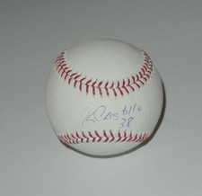 RUSNEY CASTILLO AUTO'D SIGNED MLB BASEBALL PSA/DNA RG COA BOSTON RED SOX CUBA B