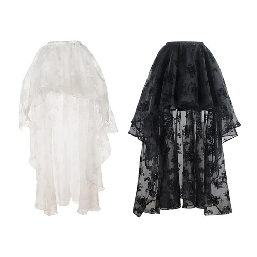 Jupe,Jupe Tutu Longue En Tulle Pour Femmes, 100CM, 7 Couches, Longueur Au Sol, Tenue De Soirée