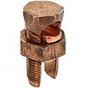Penn-Union S6 Copper Split Bolt Connector 2 Conductors 10 Sol - 6 Sol