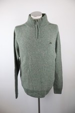 Kappa Vintage Man Sweater Size XL Casual Logo Wool Zipper