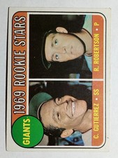 Click to enlarge Giants 1969 Rookie Stars (Cesar Gutierrez / Rich Robertson)