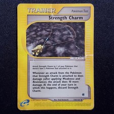 Strength Charm 150/165 Uncommon Expedition Base Set Pokemon Damaged on eBay