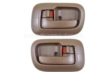 fits 1998 to 2003 Sienna Interior Door Handle and Trim Left Right Front Brown