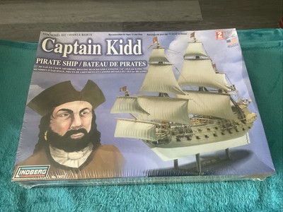 Lindberg #70873 New Factory Sealed Box /Captain Kidd Pirate Ship  Model Kit