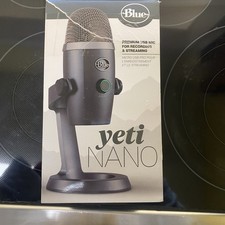 Blue Yeti Nano Shadow Grey Premium USB Microphone for Recording/Streaming NEW