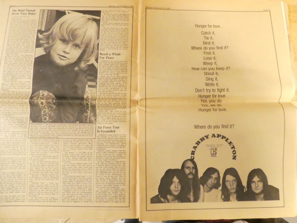 Rolling Stone magazine no 62 July -70 Beatles Van Morrison The Who The Band - Image 4 of 4