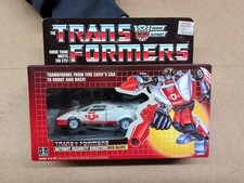 1985 G1 Transformers Red Alert Complete With Box And Inserts