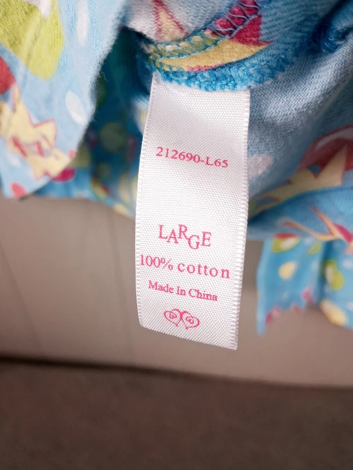 Pijama pijama vintage Victoria's Secret para mujer grande azul Pop Fizz 2 piezas algodón Foto 4 de 4