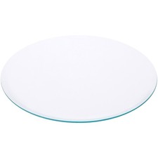 Plymor 10" Round, 5mm Thick Beveled Clear Glass Circle