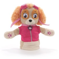 GUND Paw Patrol Skye Hand Puppet Plush Stuffed Animal Dog, Pink, 11"