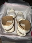 Vince Camuto Cream Croc-Embossed Espadrille Sandals Size 8 1/2 — photo 3