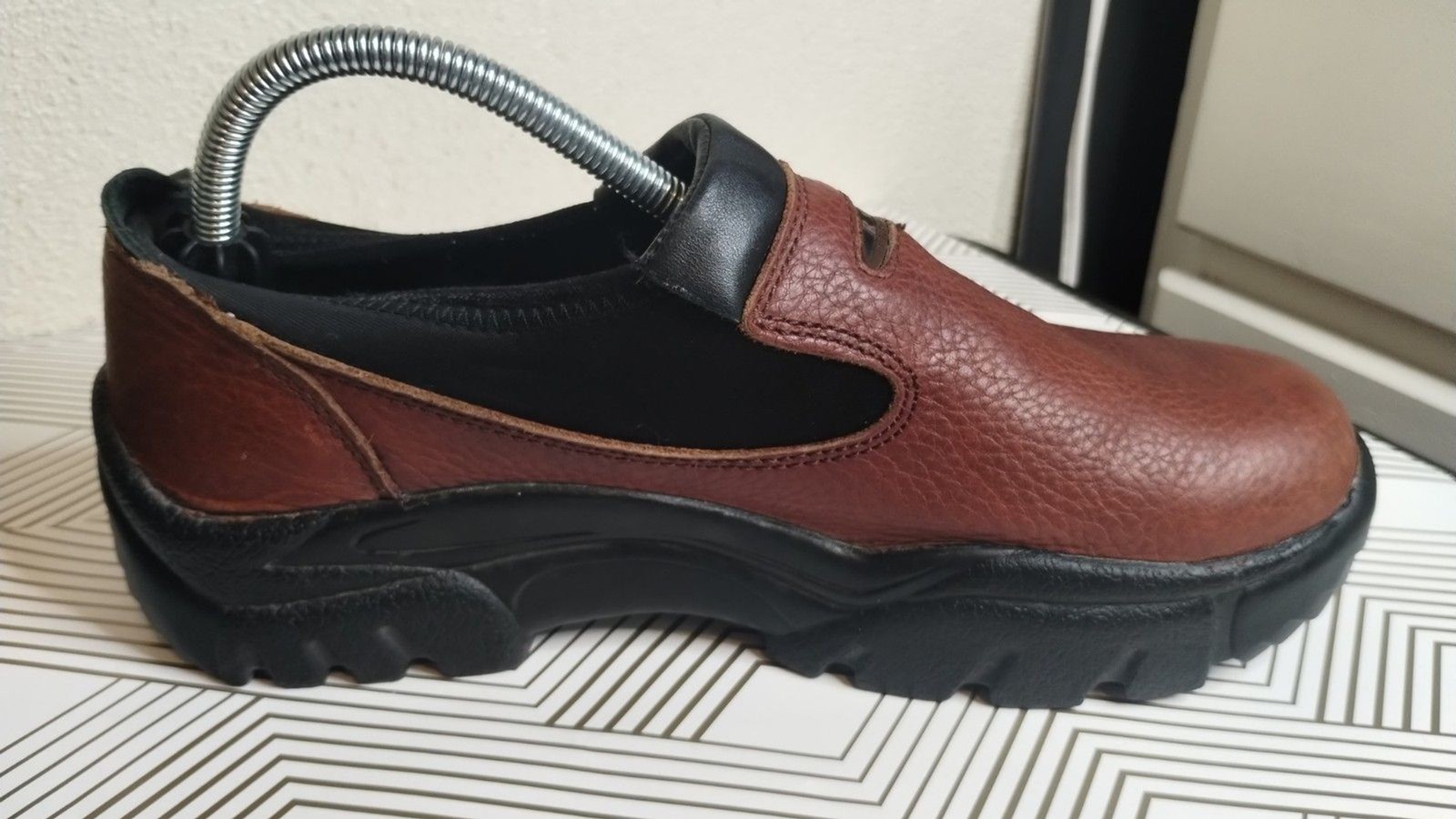 Roper Womens Timeless Basic Brown Leather Slip-On… - image 4