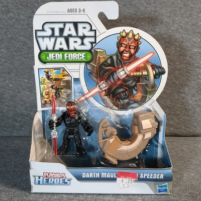 ヴァイス　STARWARS 表彰状　敢闘賞　セット Star Wars Playskool Heroes, Jedi Force Figure, Darth Maul with