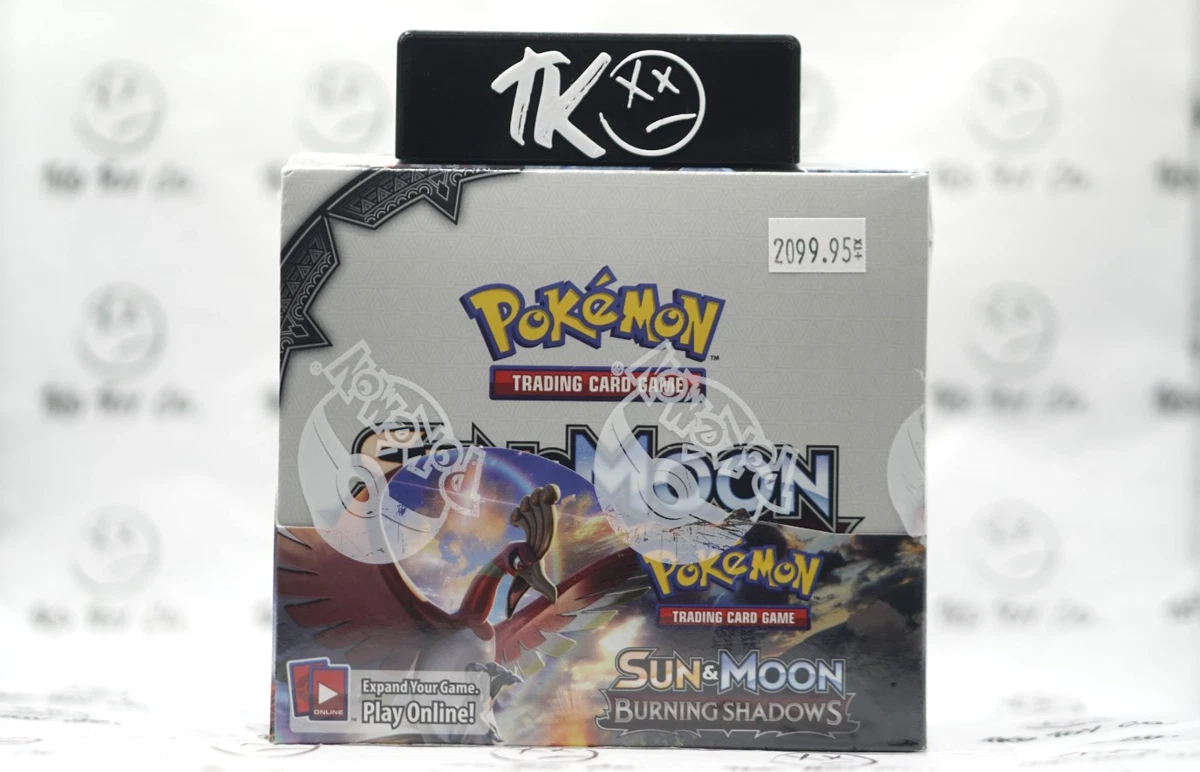 Pokémon TCG Burning Shadows Sealed Collectible Card Game Boxes in