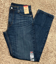 Levi's 513 Slim Straight Blue Jeans W/ Stretch Men's Sizes RT 59.5 NWT 0934 D3