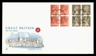 DR WHO 1981 GB FDC QEII BLOCK COMBO MERCURY CACHET M72349