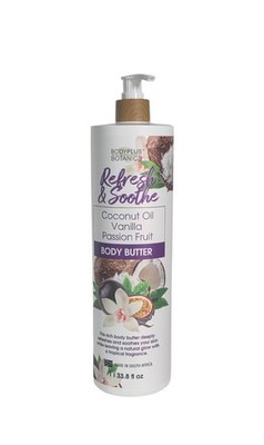 BodyPlus Botanics Coconut Oil Vanilla Passion Fruit Body Butter 33.8 fl.oz