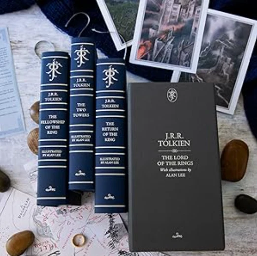 Властелин колец Толкин и Алан Ли иллюстрированный новый роскошный бокс-сет - Изображение 2 из 4