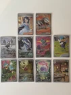 Lot 10 Cartes Pokémon Secrètes AR Et FA Foudre Noire Et Flamme Blanche EV10.5 FR