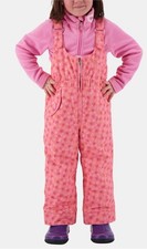 NWT Obermeyer Girls I-Grow Roselet Pink Winter Snow Ski Overall Bib Pant Size 2