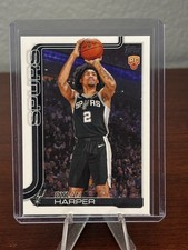 2025-26 Topps Flagship #202 DYLAN HARPER ROOKIE RC SAN ANTONIO SPURS