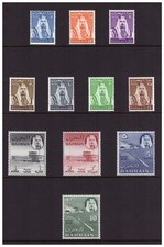 Bahrain - SG128 / 138 set of 11 1964 MNH definitives. Cat £60.