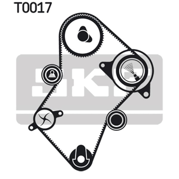 SKF Zahnriemensatz Vkma 03241-image