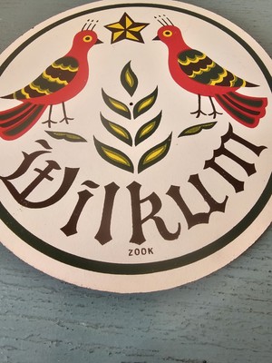 Vintage MidCentury Authentic Jacob Zook Pennsylvania Dutch Hex