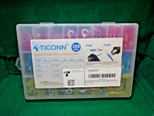TICONN 250Pcs Heat Shrink Wire Connectors, Waterproof Automotive