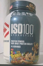 Dymatize ISO 100% Whey Protein Isolate - Fruity Pebbles 3lbs EXP 04/2027