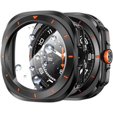 Waterproof Case for Samsung Galaxy Watch Ultra Screen Protector 2025 47mm wit...