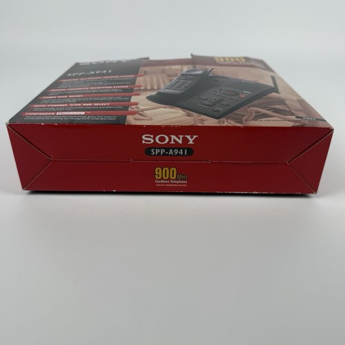 Sony SPP-A941 900 MHz Cordless Telephone Compander ProSound Digital Answer - Zdjęcie 5 z 12