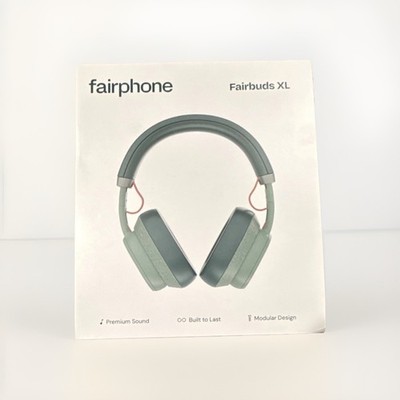 Fairphone Fairbuds XL Over-Ear Headphones Green Bluetooth ANC Modular IP54 40mm