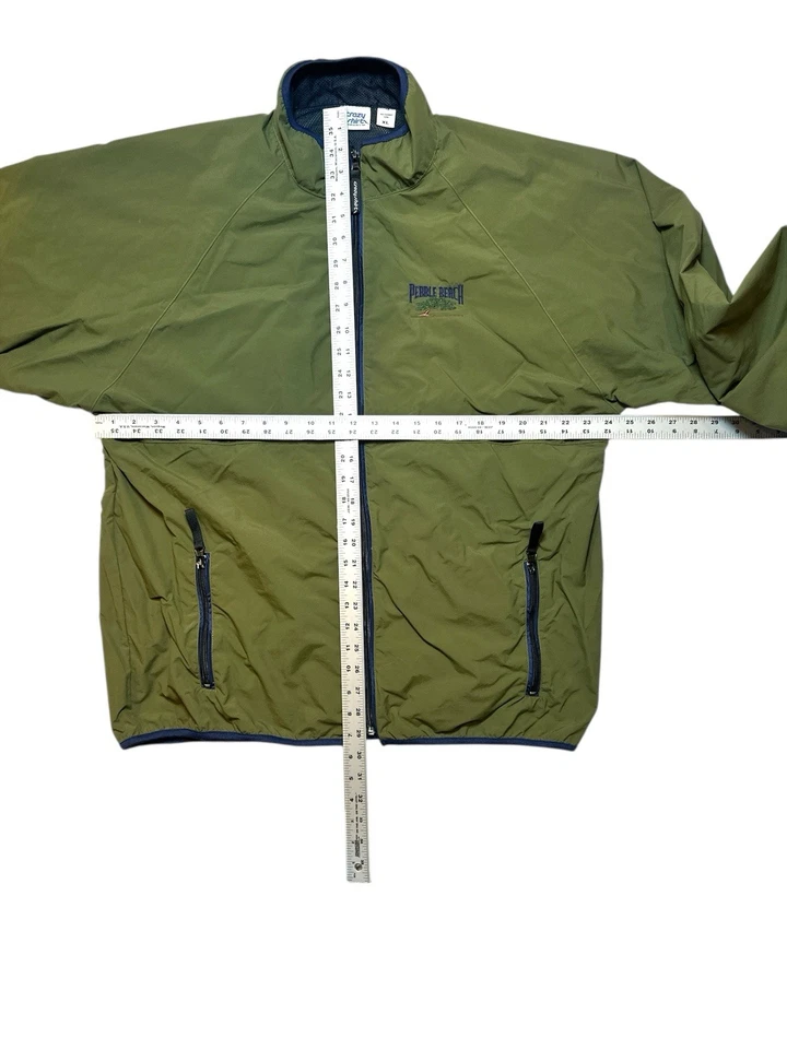 复古 Pebble Beach 高尔夫夹克男式 XL 黑色 20 世纪 80 年代 PGA 疯狂衬衫夏威夷 64 — 第 2/4 张图片