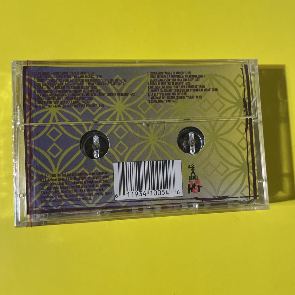 Silencio Red Hot Latin CASSETTE NEW SEALED Cafe Tacuba Caifanes Bunbury Molotov - Image 2 of 3