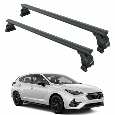 #ad #ad For Subaru Impreza Hatcbach 2024 2025 Roof Rack Cross Bar Fix Point Pro Fix Blac $250.00