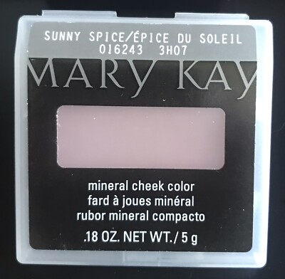 New In Package Mary Kay Mineral Cheek Color Blush Sunny Spice Full Size