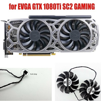 Für EVGA GTX 1080Ti SC2 GAMING Schwarz PLA09215B12H Graphics Lüfter Cooling Fan