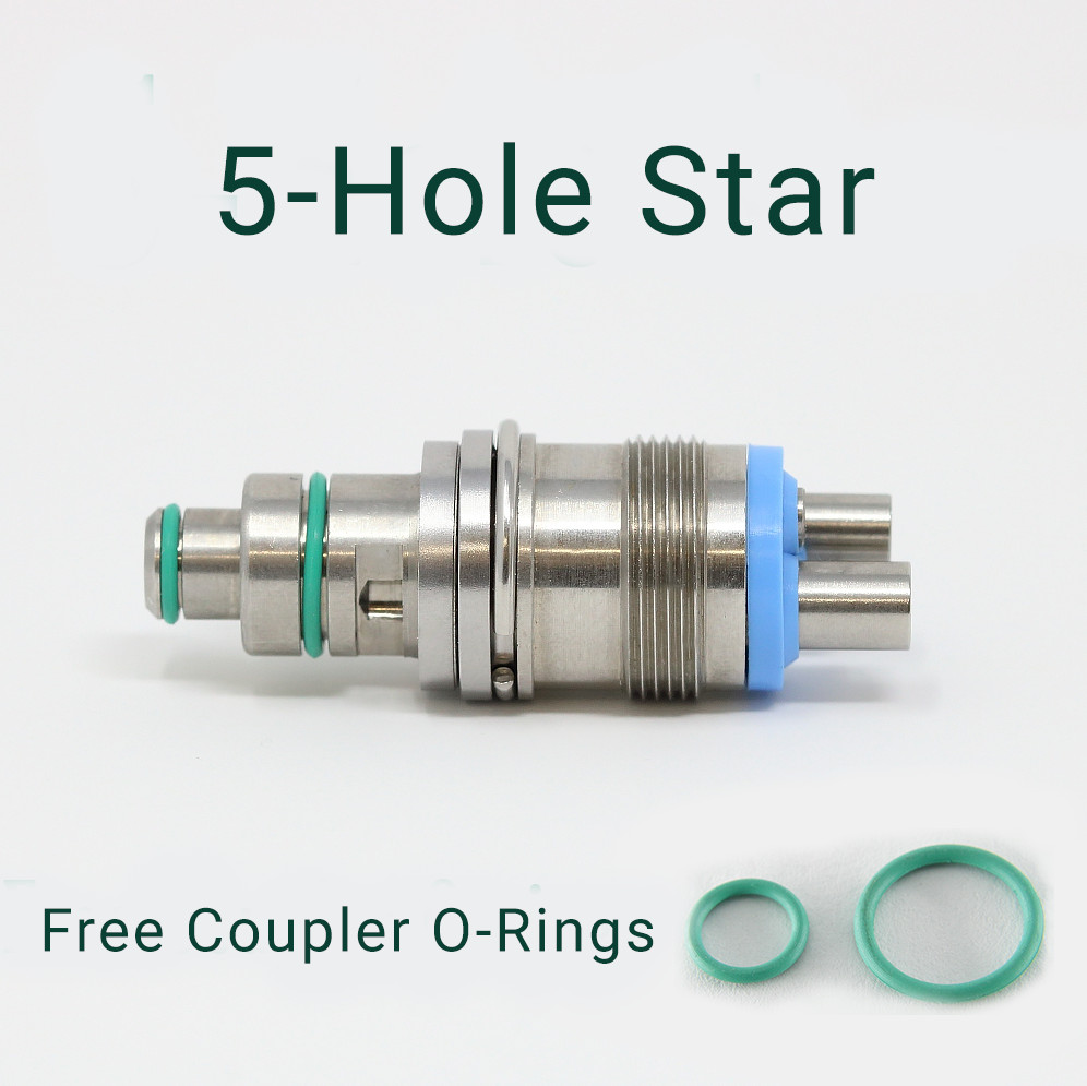 Star 430 SWL 5 Hole Fiber Optic Dental Swivel Coupler USA Stock Quick Ship