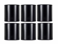 Set of 6 Barrel Drum 7 Inch Clip On Chandelier Lamp Shades