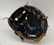 Franklin Fielding Glove 8.5" 22723 Tee T-Ball Mitt Right Hand Thrower Black Tan