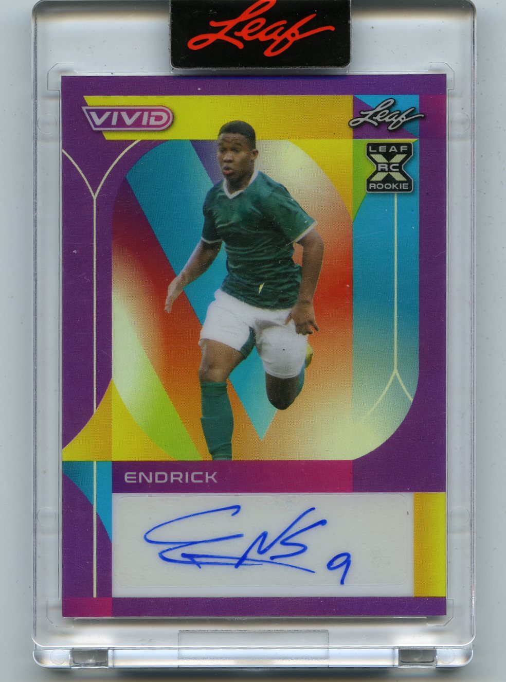 2022 Leaf Vivid Endrick Auto RC Rookie Purple 1/2 Sealed | eBay