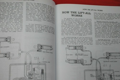 Hydraulic Belly Pump Lift-ALL Farmall H M MD IH Shop Service & Owners Manual Set - Picture 4 of 12