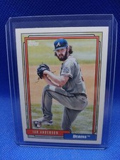 Ian Anderson 2021 Topps Update 1992 Redux Rookie Card RC #T92-7 Atlanta Braves. rookie card picture