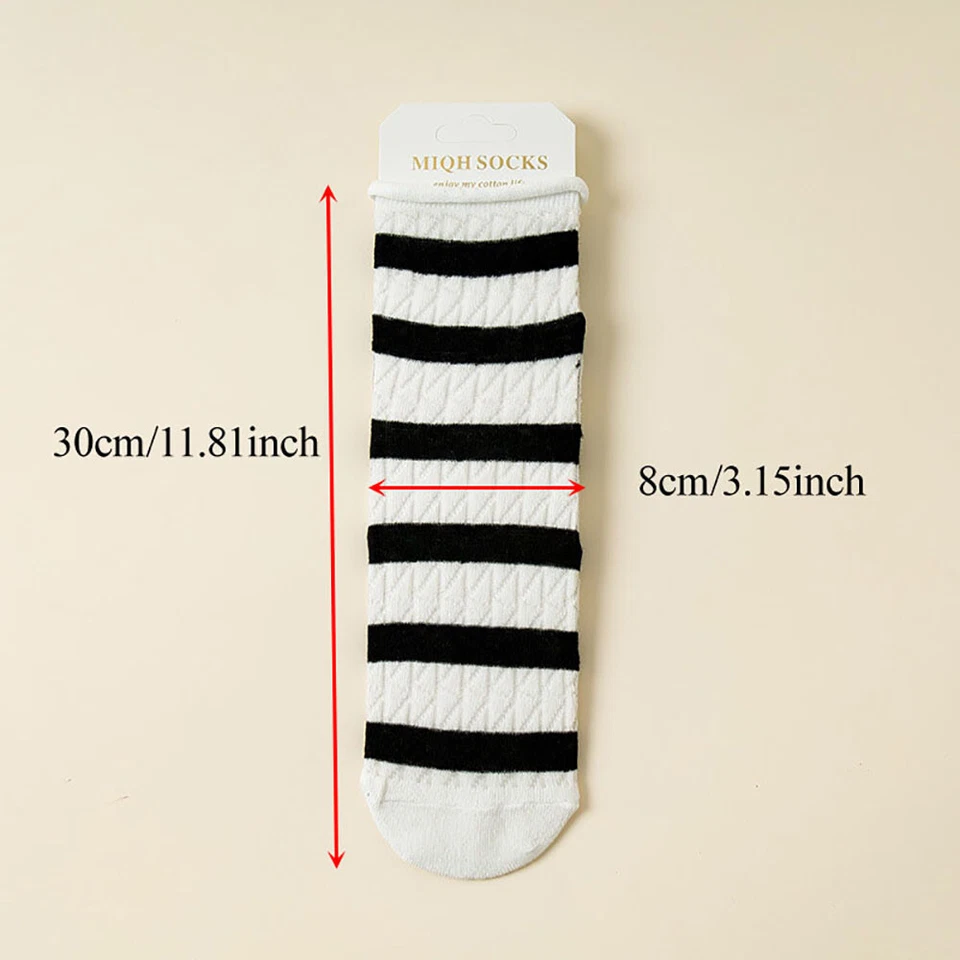 Meias listradas femininas meias para os pés meias de tornozelo meias de seda de vidro meias finas da moda - Imagem 4 de 4