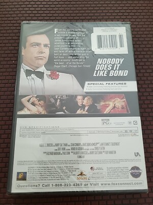 Goldfinger (DVD, 1964) 883904333159| eBay
