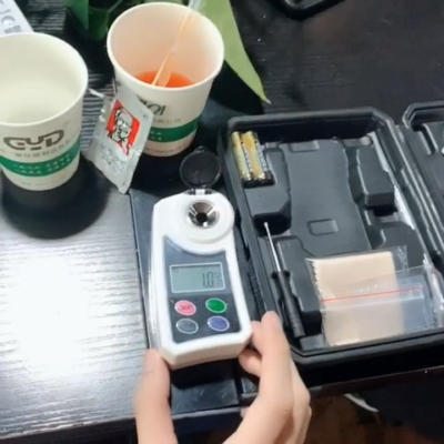 Réfractomètre Numérique Pour Brix 0-55% - Pour Boissons, Sucre, Jus - Neuf